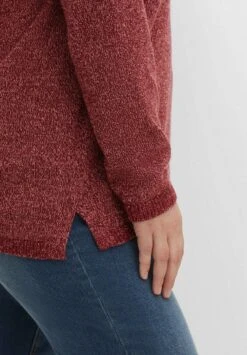 Sheego Strickpullover - Weinrot -Sheego 46f6ab1b5c03424ca44621a4fed8f44e