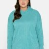 Sheego Kapuzenpullover - Aqua 2 Sheego Kapuzenpullover - Aqua -Sheego 47b278380c804472aba94ed5fbec3920