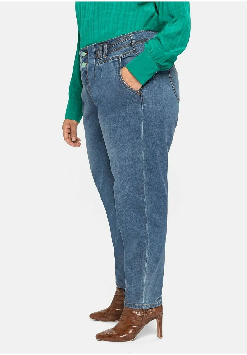 Sheego Jeans Straight Leg - Blue Used Denim 6 Sheego Jeans Straight Leg - Blue Used Denim – Bild 4