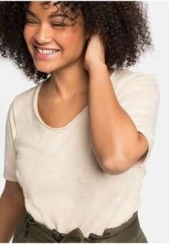 Sheego T-Shirt Basic - Natur -Sheego 493a1daff7b54a13883ede1b59c5961c