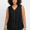 Sheego WEB - Bluse - Schwarz -Sheego 49457a1799ce4668b794cefa25d66495