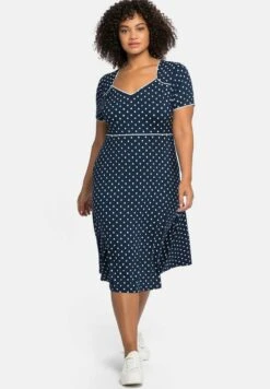 Sheego Jerseykleid - Marine Bedruckt -Sheego 4993eac5f7ed4b64b07ca638c3323a9e 1