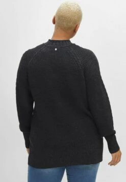 Sheego Strickpullover - Schwarz Meliert 10 Sheego Strickpullover - Schwarz Meliert -Sheego 49edcc18bd2644e0b9c490c1c4bbd873
