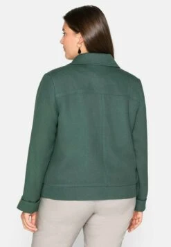 Sheego Leichte Jacke - Opalgrün 10 Sheego Leichte Jacke - Opalgrün -Sheego 4a596cab0ae24940b474aeb0e86094e3
