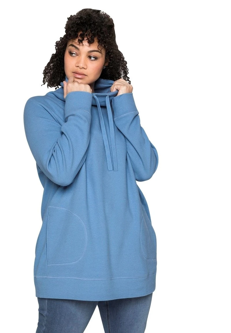 Sheego Sweatshirt - Jeansblau 8 Sheego Sweatshirt - Jeansblau – Bild 6