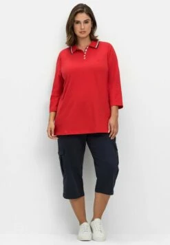 Sheego Poloshirt - Mohnrot 9 Sheego Poloshirt - Mohnrot -Sheego 4b79cf5fc70e4d03a253103680307229