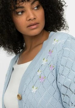 Sheego Strickjacke - Blau 11 Sheego Strickjacke - Blau -Sheego 4c243ed3709b42fea2c509d9ed62d348