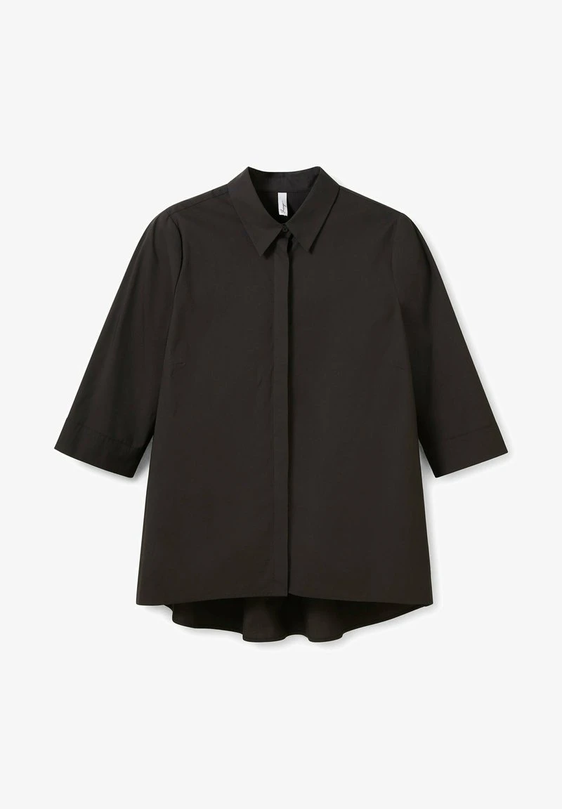 Sheego Hemdbluse - Schwarz 7 Sheego Hemdbluse - Schwarz – Bild 5