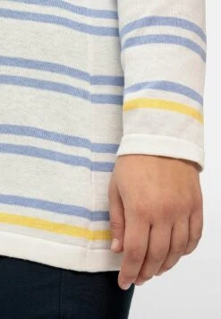 Sheego Strickpullover - Weiß Gestreift 11 Sheego Strickpullover - Weiß Gestreift -Sheego 4d2820d1bb2a4495aaa9fdbc07f18333