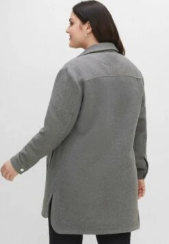 Sheego Kurzmantel - Grau Meliert -Sheego 4d78e3938e4b43959e51b13558d3f54d