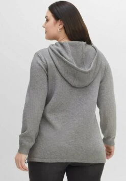 Sheego Kapuzenpullover - Grau Meliert 10 Sheego Kapuzenpullover - Grau Meliert -Sheego 4eaa0966db744f52b2034a131c197941