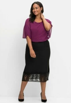 Sheego Bleistiftrock - Schwarz 9 Sheego Bleistiftrock - Schwarz -Sheego 4f30b408cd934cf8a75fe3e6d9818c78