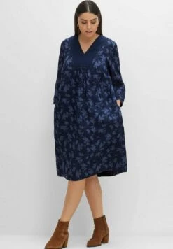 Sheego Freizeitkleid - Nachtblau Bedruckt -Sheego 4f5138f7afda49878b953e8cf0068ea7 1