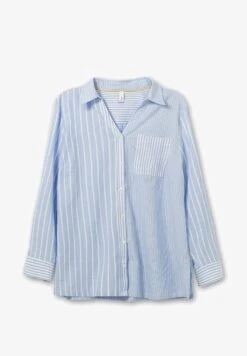 Sheego Hemdbluse - Mittelblau Gestreift 12 Sheego Hemdbluse - Mittelblau Gestreift -Sheego 4f96b3bb2b0d499e82cf0465f57ceace