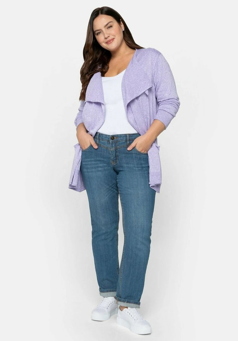 Sheego Strickjacke - Hellflieder 4 Sheego Strickjacke - Hellflieder – Bild 2