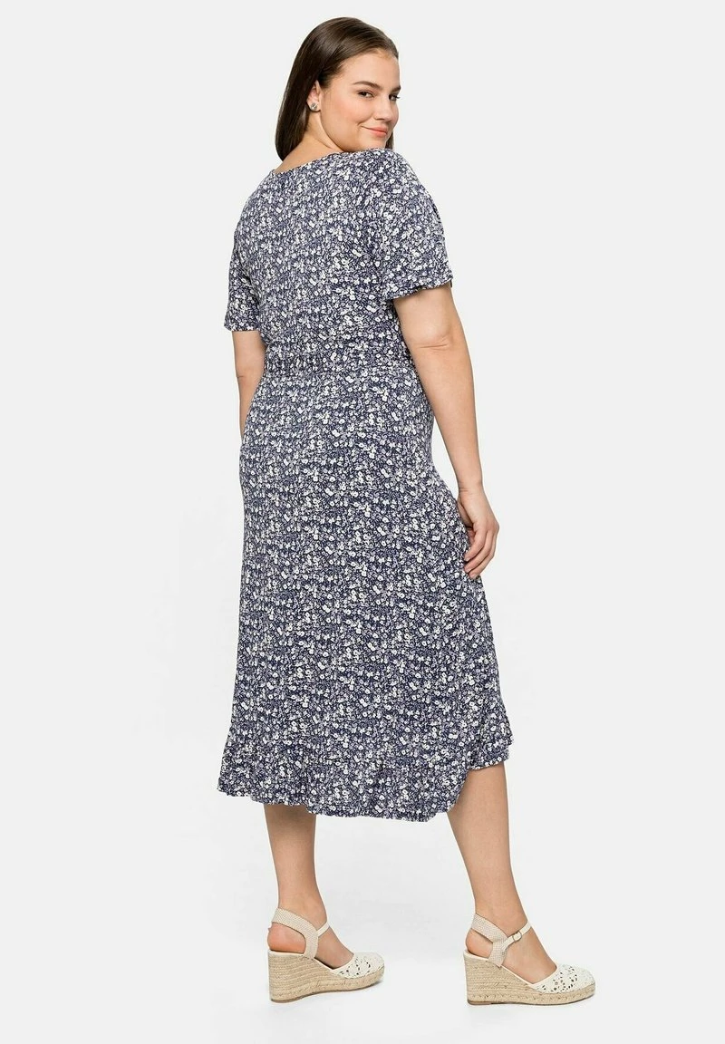 Sheego Jerseykleid - Nachtlila 4 Sheego Jerseykleid - Nachtlila – Bild 2