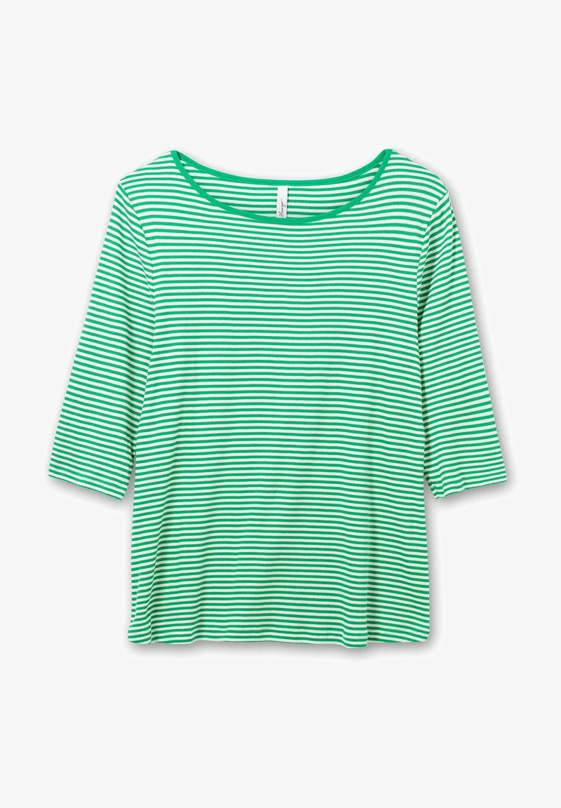 Sheego Langarmshirt - Blattgrün 7 Sheego Langarmshirt - Blattgrün – Bild 5