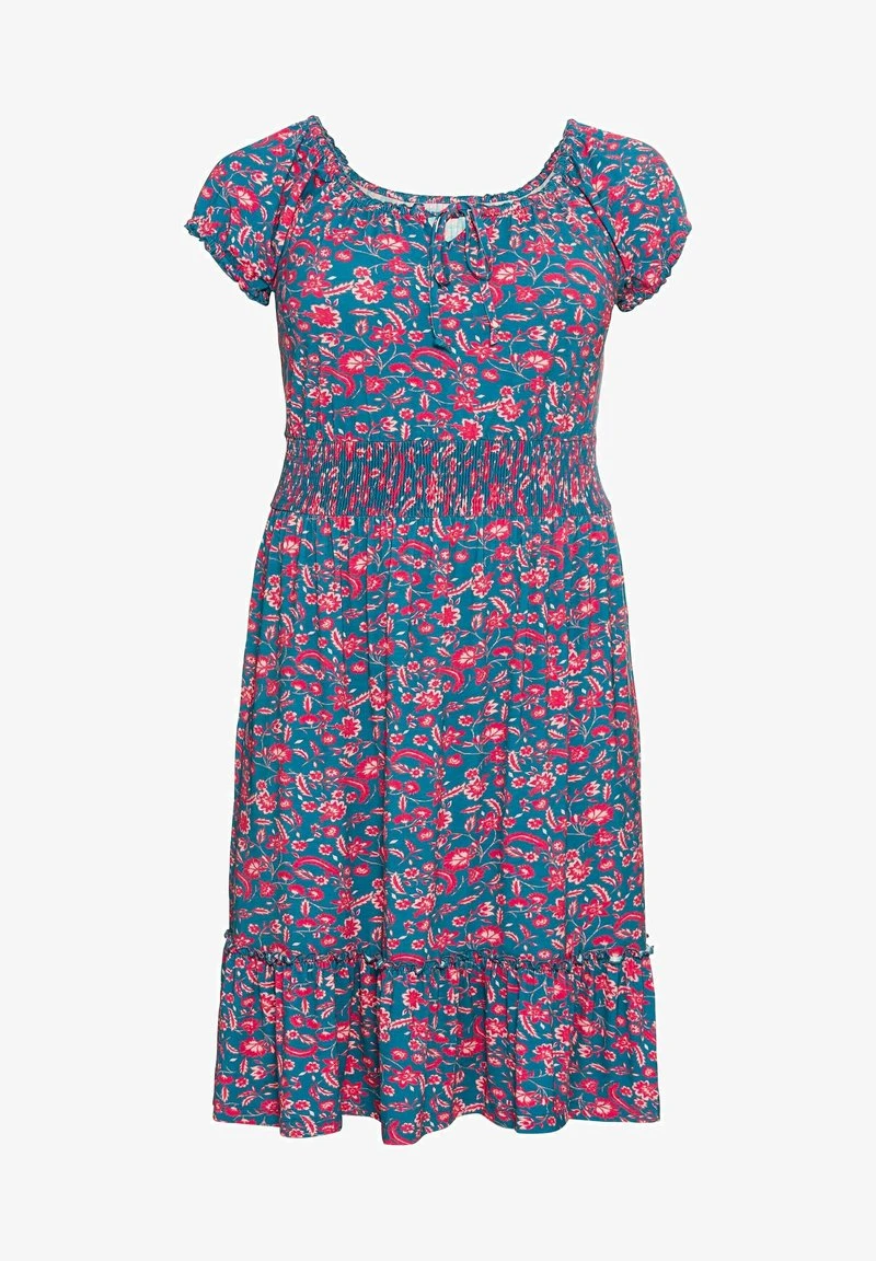 Sheego Jerseykleid - Blau Bedruckt 7 Sheego Jerseykleid - Blau Bedruckt – Bild 5