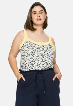 Sheego Top - Hellgelb Bedruckt -Sheego 50f4d1cc74c8428584d6690d59278129 1