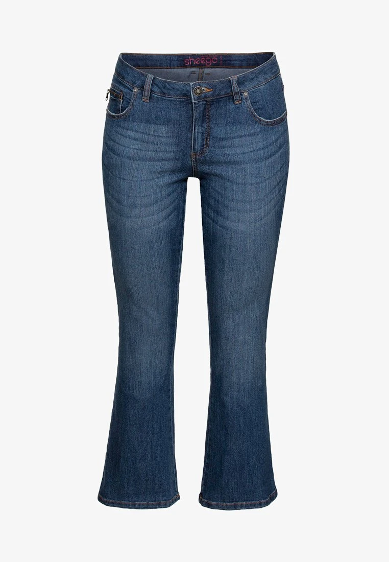 Sheego Flared Jeans - Blue Denim 6 Sheego Flared Jeans - Blue Denim – Bild 4