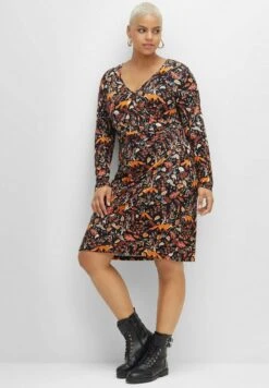 Sheego Jerseykleid - Schwarz Bedruckt -Sheego 516f50b0610e47d9a5800d6656d74ae6 1