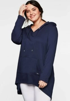 Sheego Sweatshirt - Marine -Sheego 51b720e2c7a84b909c9b20a400e454f0 1