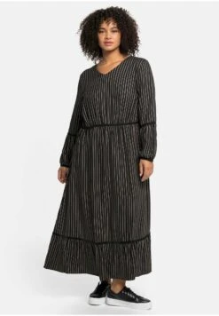 Sheego Maxikleid - Schwarz Bedruckt -Sheego 5213d9b9b6aa4f9fa06e6516871b2c24 1