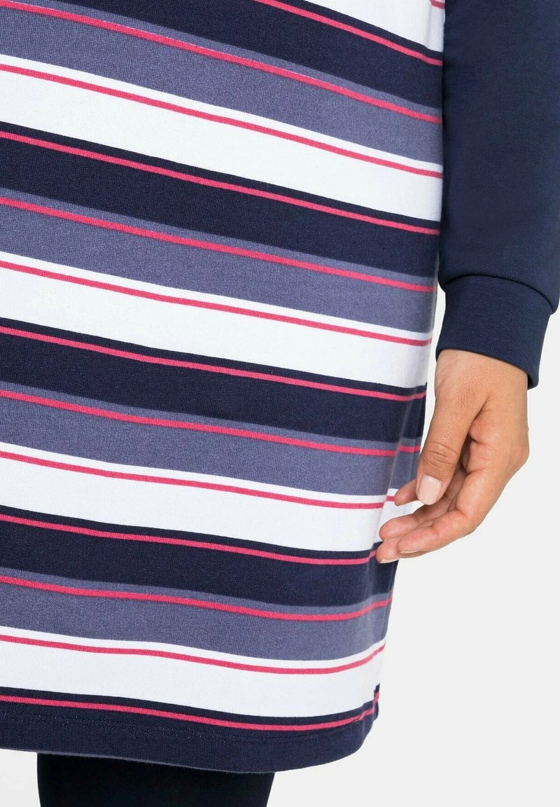 Sheego Freizeitkleid - Marine Bedruckt 6 Sheego Freizeitkleid - Marine Bedruckt – Bild 4