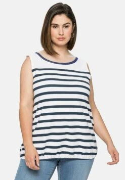 Sheego Top - Nachtblau Gestreift 13 Sheego Top - Nachtblau Gestreift -Sheego 5481f6a43771474e8b33458beb16e33f 1