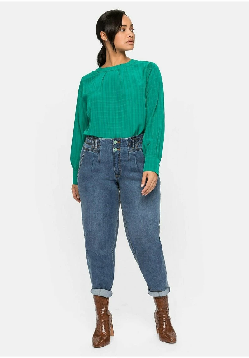 Sheego Jeans Straight Leg - Blue Used Denim 4 Sheego Jeans Straight Leg - Blue Used Denim – Bild 2