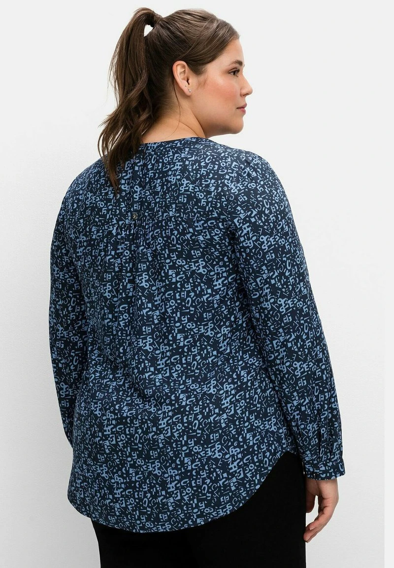 Sheego Tunika - Nachtblau Gemustert 5 Sheego Tunika - Nachtblau Gemustert – Bild 3