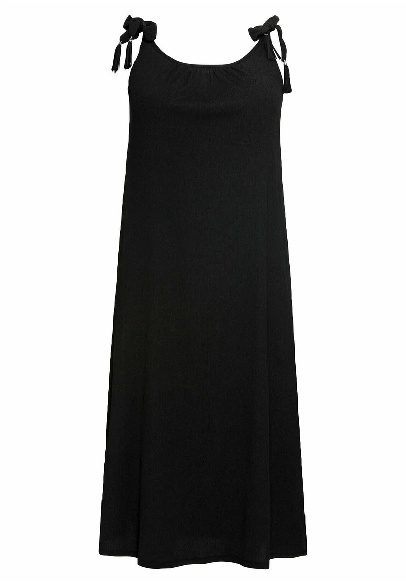 Sheego Jerseykleid - Schwarz 8 Sheego Jerseykleid - Schwarz – Bild 6