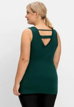 Sheego FUNKTIONS - Top - Tiefgrün 10 Sheego FUNKTIONS - Top - Tiefgrün -Sheego 56bd7b51068341418ad70fba88bcb225