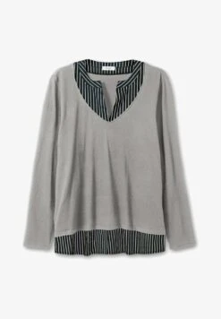 Sheego 2-IN-1 - Strickpullover - Grau 12 Sheego 2-IN-1 - Strickpullover - Grau -Sheego 5768cbc696404092ac5636c62fdd5950