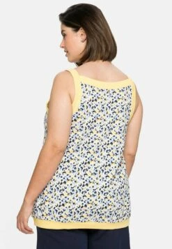 Sheego Top - Hellgelb Bedruckt -Sheego 57c9f313a4794fc3842e5b811d518c23