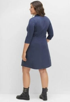 Sheego Blusenkleid - Indigo 9 Sheego Blusenkleid - Indigo -Sheego 580a89b7f81f47e0aeca9827725e6e2d