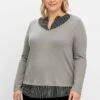 Sheego 2-IN-1 - Strickpullover - Grau 1 Sheego 2-IN-1 - Strickpullover - Grau -Sheego 58b6f26f14cf4869bff8ff5f4f2c4888