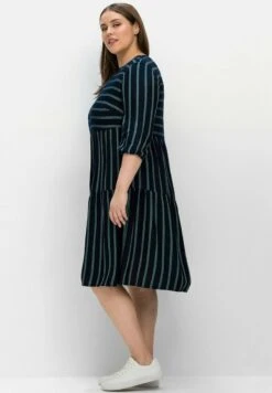 Sheego Freizeitkleid - Nachtblau Gestreift 11 Sheego Freizeitkleid - Nachtblau Gestreift -Sheego 598551e03db54e88afab1fb12ef3a867