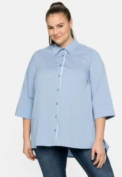 Sheego Hemdbluse - Mittelblau 13 Sheego Hemdbluse - Mittelblau -Sheego 5a05d2a2fe434645bcbf0e37fc224383 1