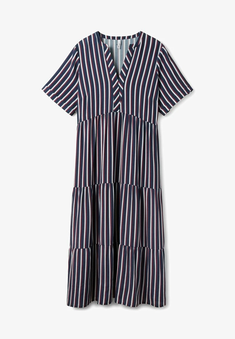 Sheego Maxikleid - Nachtblau Gestreift 7 Sheego Maxikleid - Nachtblau Gestreift – Bild 5