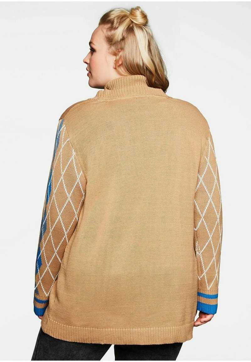Sheego Strickjacke - Cappuccino 5 Sheego Strickjacke - Cappuccino – Bild 3