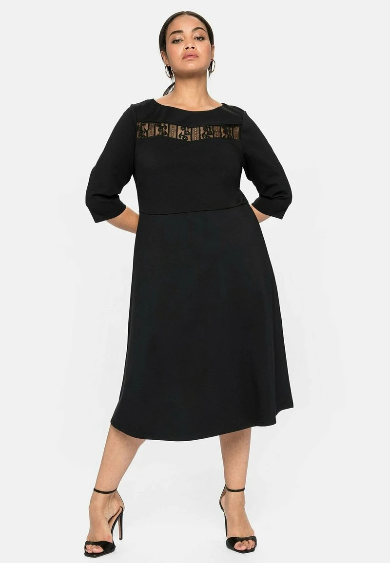 Sheego Cocktailkleid/festliches Kleid - Schwarz 8 Sheego Cocktailkleid/festliches Kleid - Schwarz – Bild 6