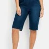 Sheego BERMUDAS - Jeans Shorts - Dark Blue Denim -Sheego 5ac15c52b3ad4ac09ae567c24de490ac
