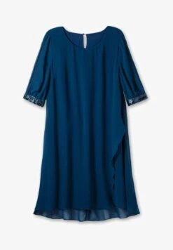 Sheego ABEND - Cocktailkleid/festliches Kleid - Blau -Sheego 5aedc77a4339463ab7eda99598baec51