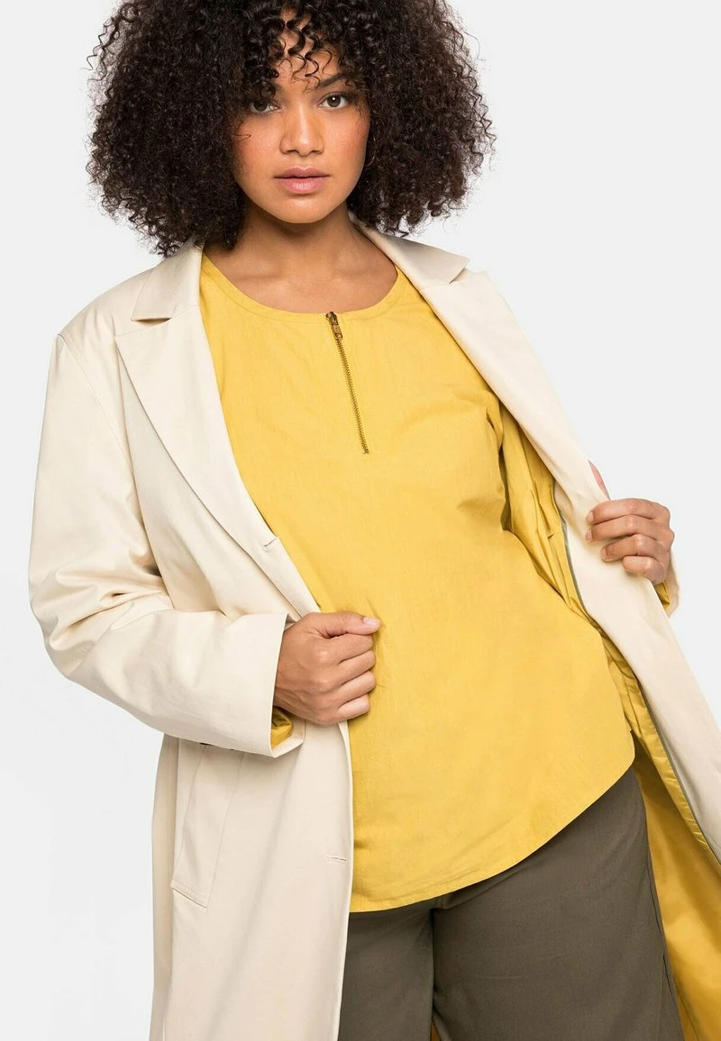 Sheego Trenchcoat - Natur 6 Sheego Trenchcoat - Natur – Bild 4