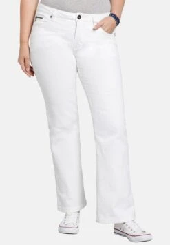 Sheego Flared Jeans - White Denim -Sheego 5bd9d5858ff34aa3902736ac08b05f90 1