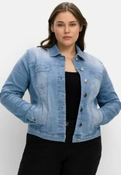 Sheego Jeansjacke - Light Blue Denim -Sheego 5bda4f645011413ba977686b7598ecc7 1