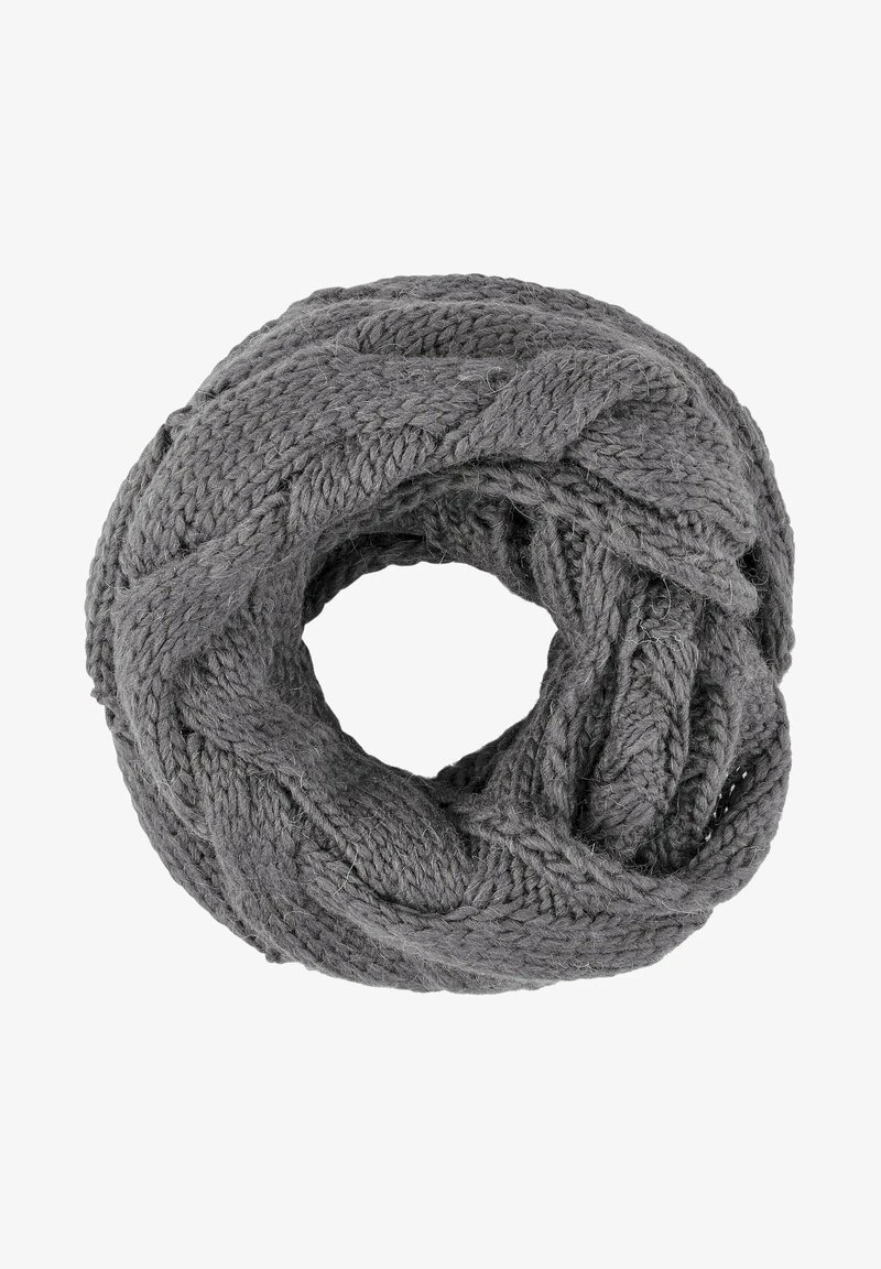 Sheego Schlauchschal - Dunkelgrau Meliert 5 Sheego Schlauchschal - Dunkelgrau Meliert – Bild 4