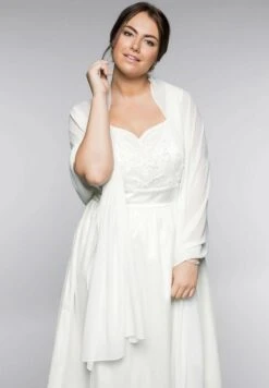 Sheego STOLA - Strickjacke - Offwhite -Sheego 5c3e6c949fc34d82a58b6343f9846c69 1