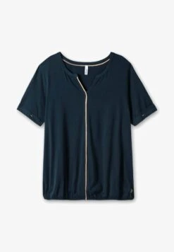 Sheego T-Shirt Basic - Nachtblau -Sheego 5d3ea81ba9794bc39629f08cb1024c01